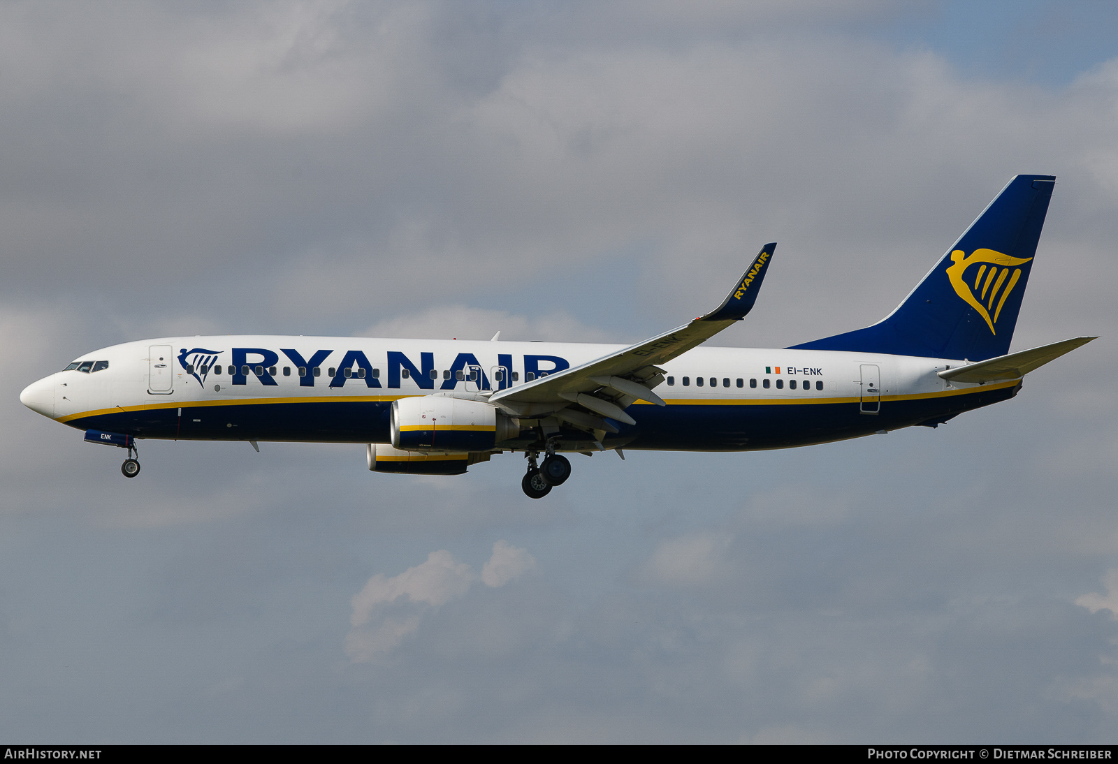 Aircraft Photo of EI-ENK | Boeing 737-8AS | Ryanair | AirHistory.net #710311