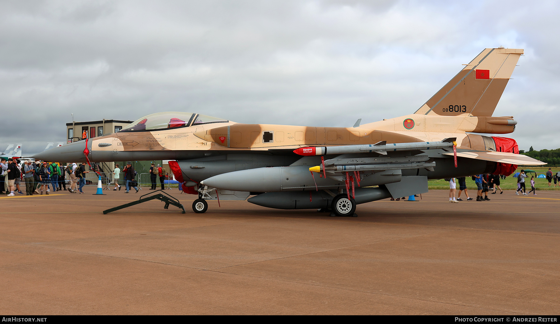 Aircraft Photo of 08-8013 | Lockheed Martin F-16C Fighting Falcon | Morocco - Air Force | AirHistory.net #710322