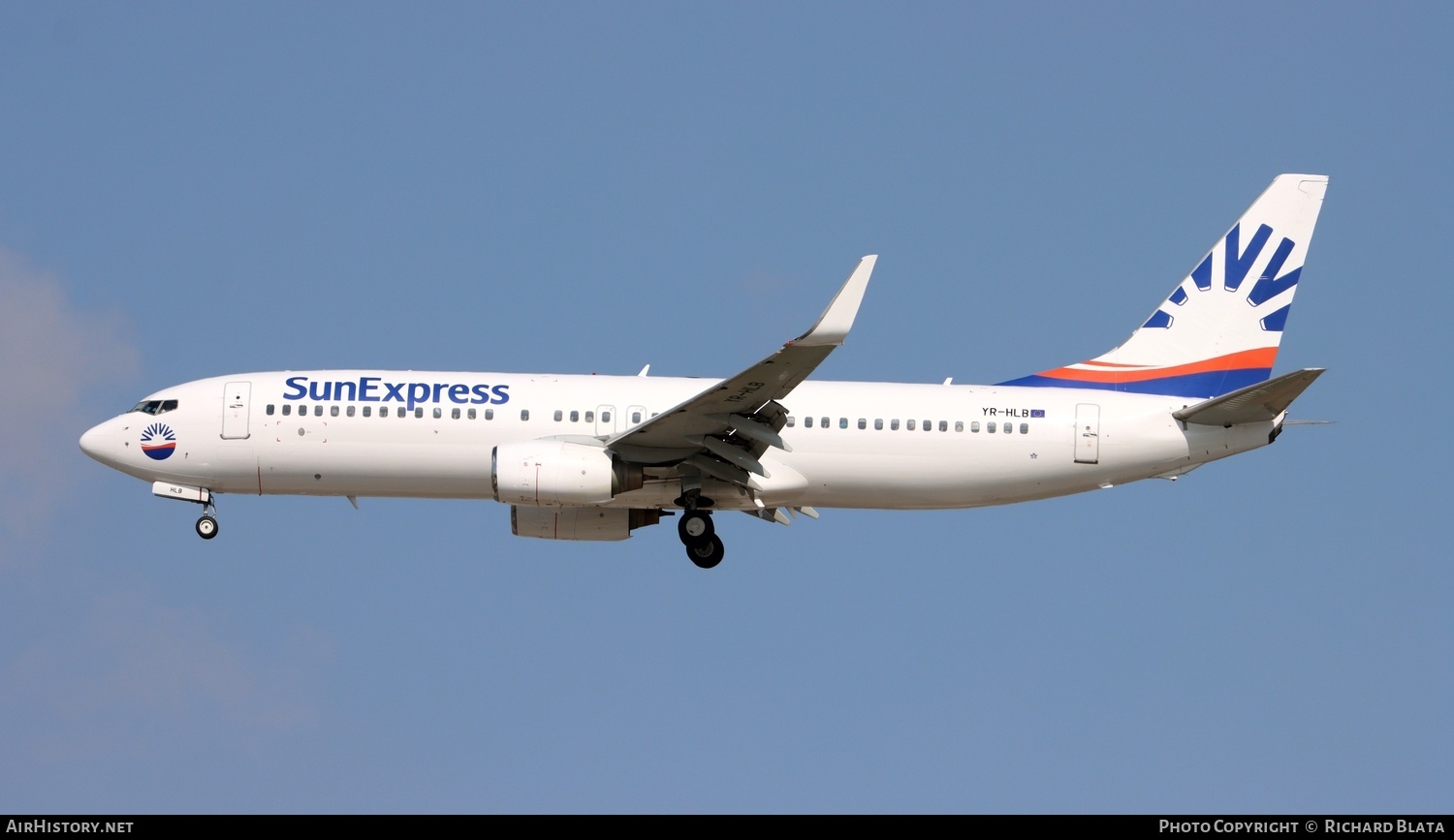 Aircraft Photo of YR-HLB | Boeing 737-8KN | SunExpress | AirHistory.net #710331