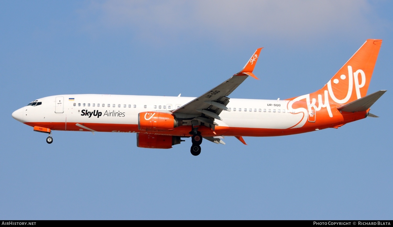 Aircraft Photo of UR-SQG | Boeing 737-8Z0 | SkyUp Airlines | AirHistory.net #710335