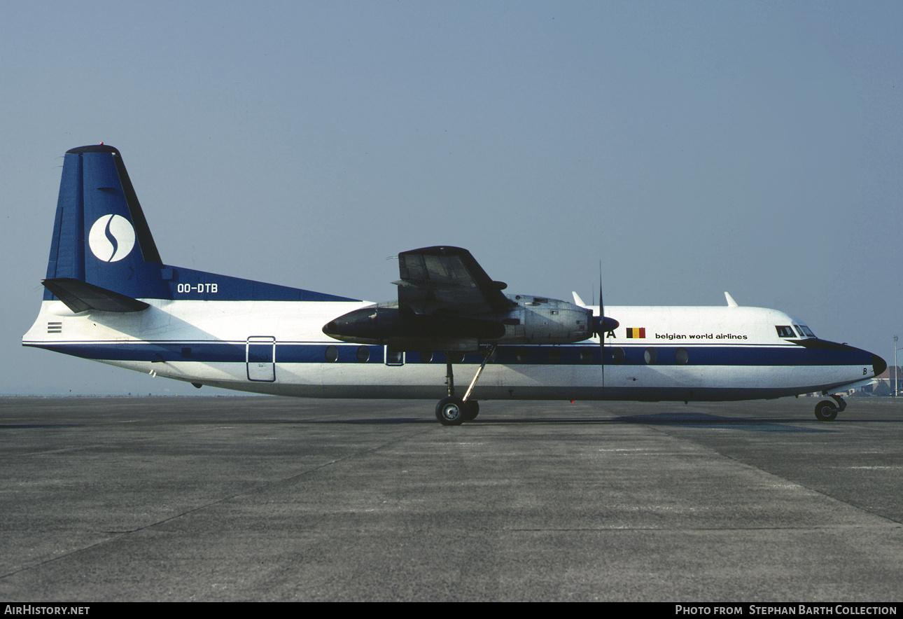 Aircraft Photo of OO-DTB | Fairchild Hiller FH-227B | Sabena | AirHistory.net #710341