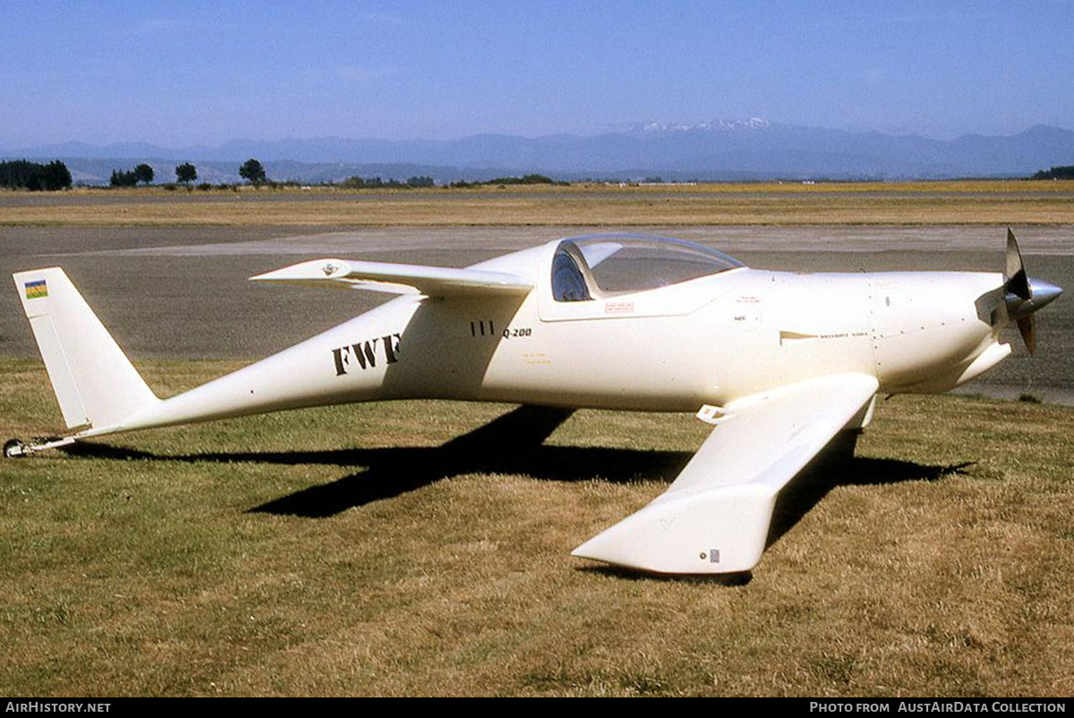 Aircraft Photo of ZK-FWF / FWF | Quickie Q200 | AirHistory.net #710346