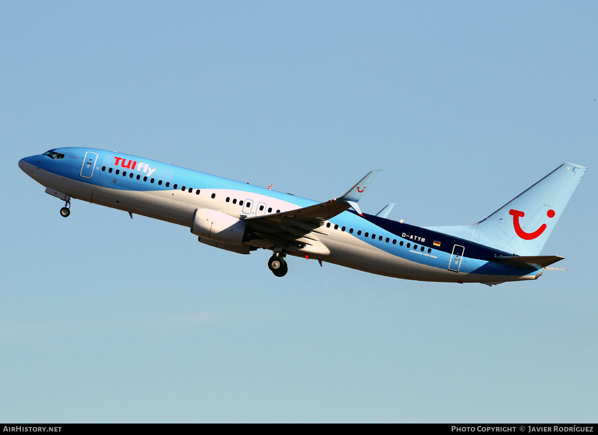 Aircraft Photo of D-ATYB | Boeing 737-8K5 | TUIfly | AirHistory.net #710357