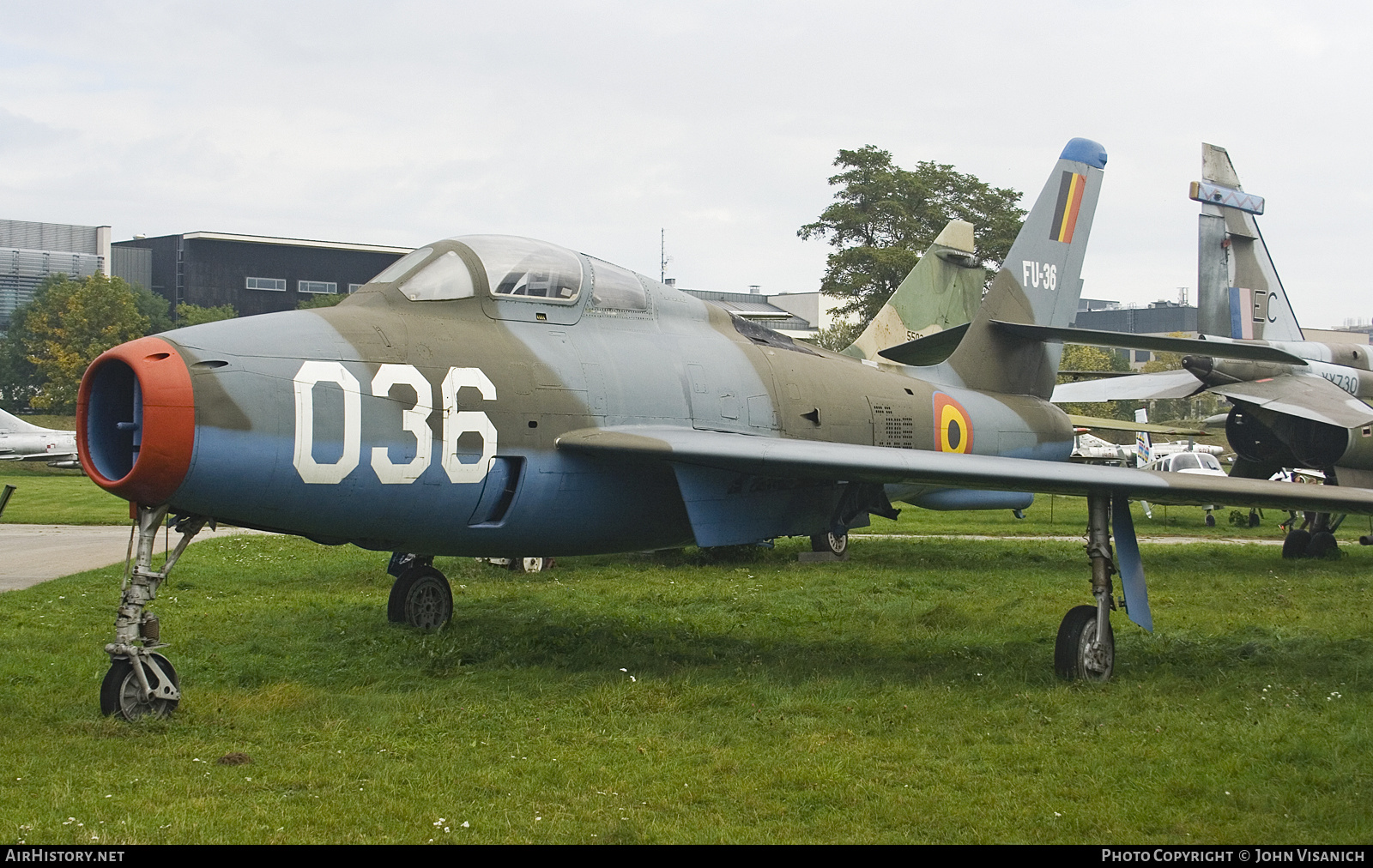 Aircraft Photo of FU-36 | Republic F-84F Thunderstreak | Belgium - Air Force | AirHistory.net #710362