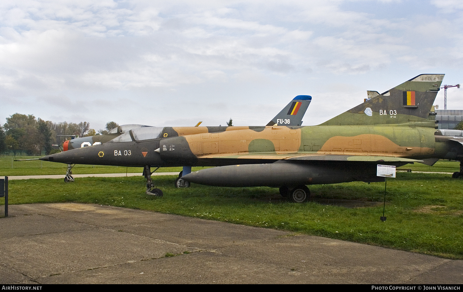 Aircraft Photo of BA03 | Dassault Mirage 5BA | Belgium - Air Force | AirHistory.net #710364