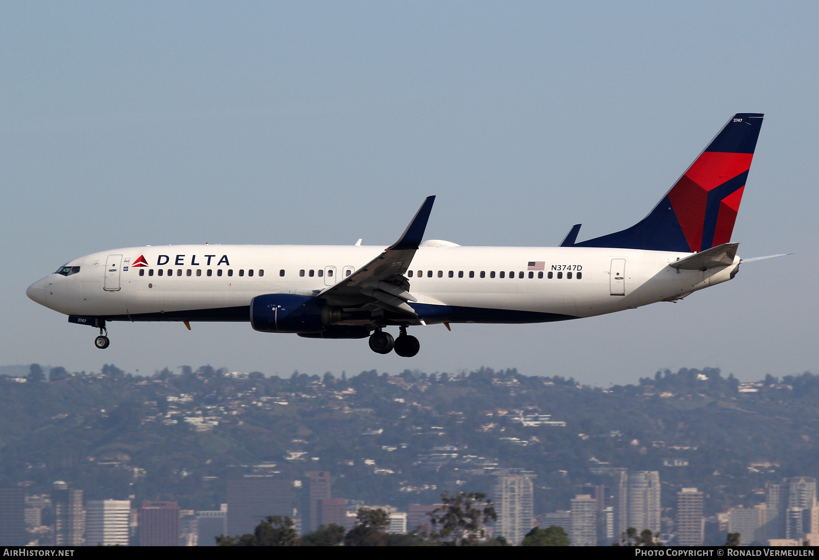Aircraft Photo of N3747D | Boeing 737-832 | Delta Air Lines | AirHistory.net #710417