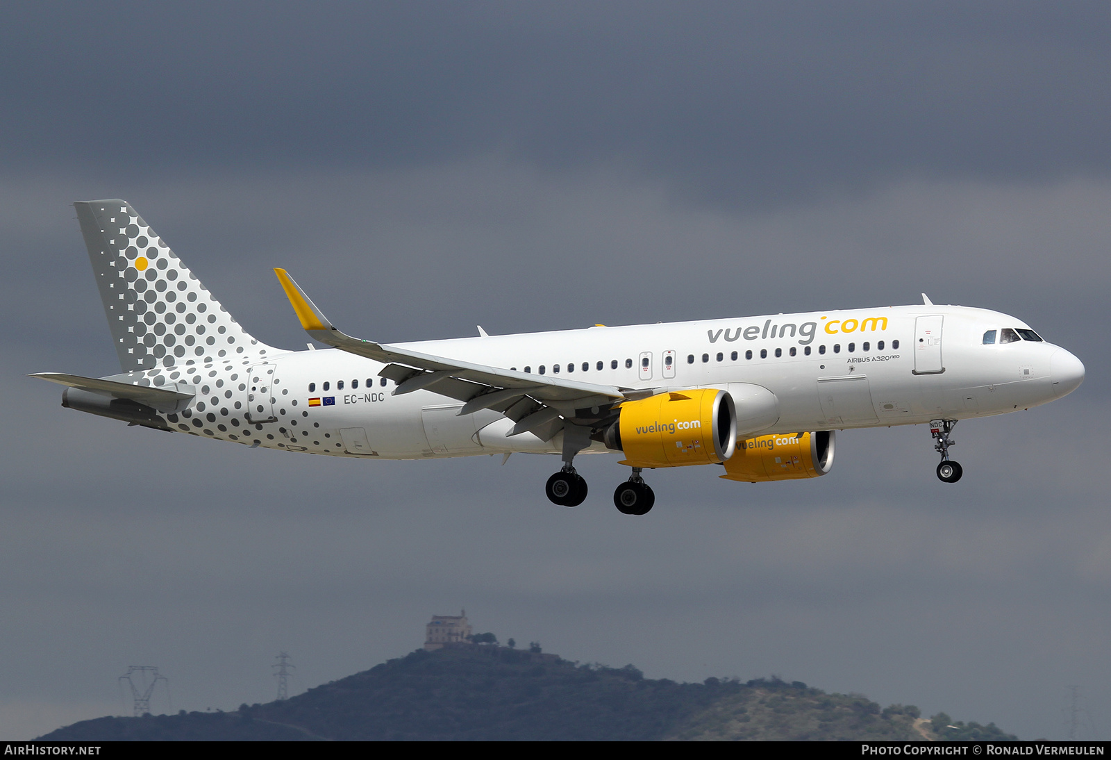 Aircraft Photo of EC-NDC | Airbus A320-271N | Vueling Airlines | AirHistory.net #710452