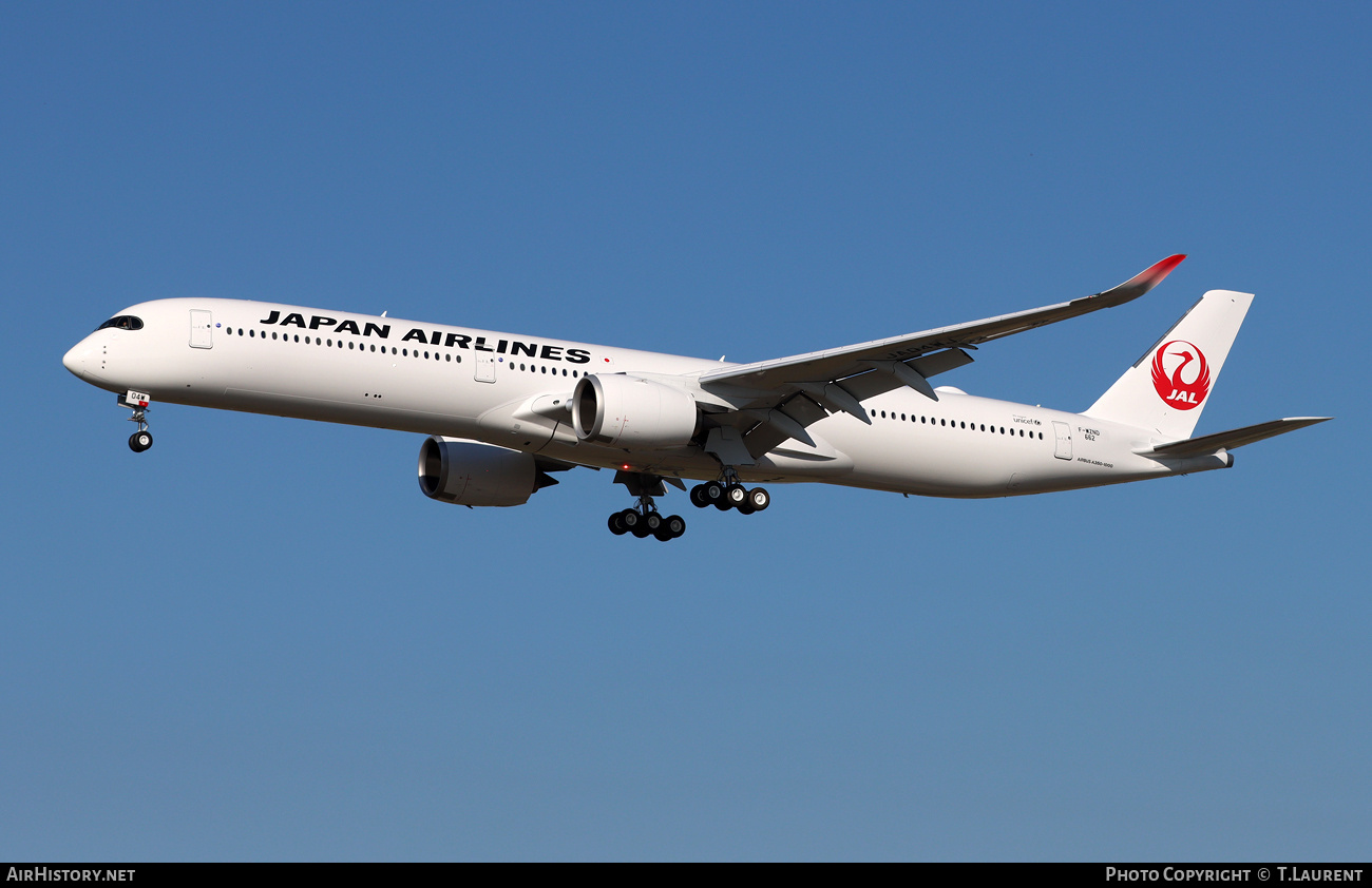 Aircraft Photo of F-WZND | Airbus A350-1041 | Japan Airlines - JAL | AirHistory.net #710457