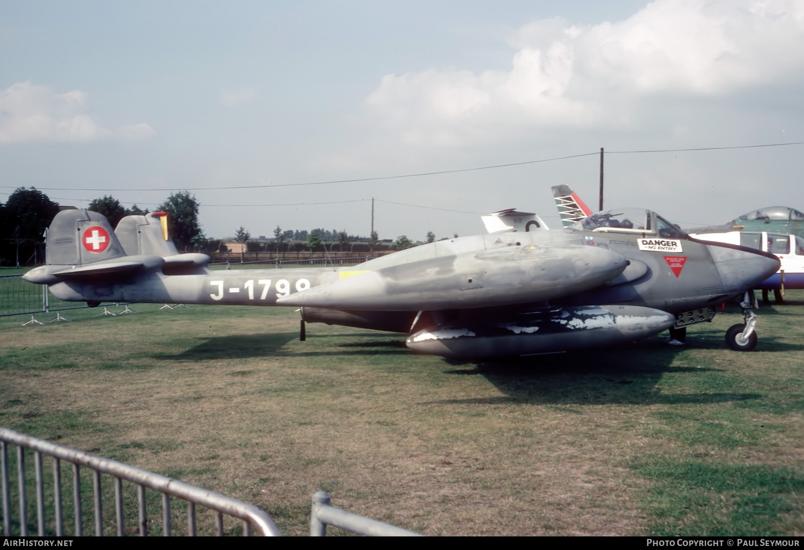 Aircraft Photo of G-BLIC / J-1799 | De Havilland D.H. 112 Venom FB54 | Switzerland - Air Force | AirHistory.net #710516