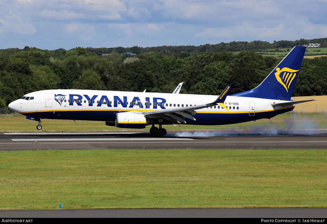 Aircraft Photo of EI-DHG | Boeing 737-8AS | Ryanair | AirHistory.net #710541