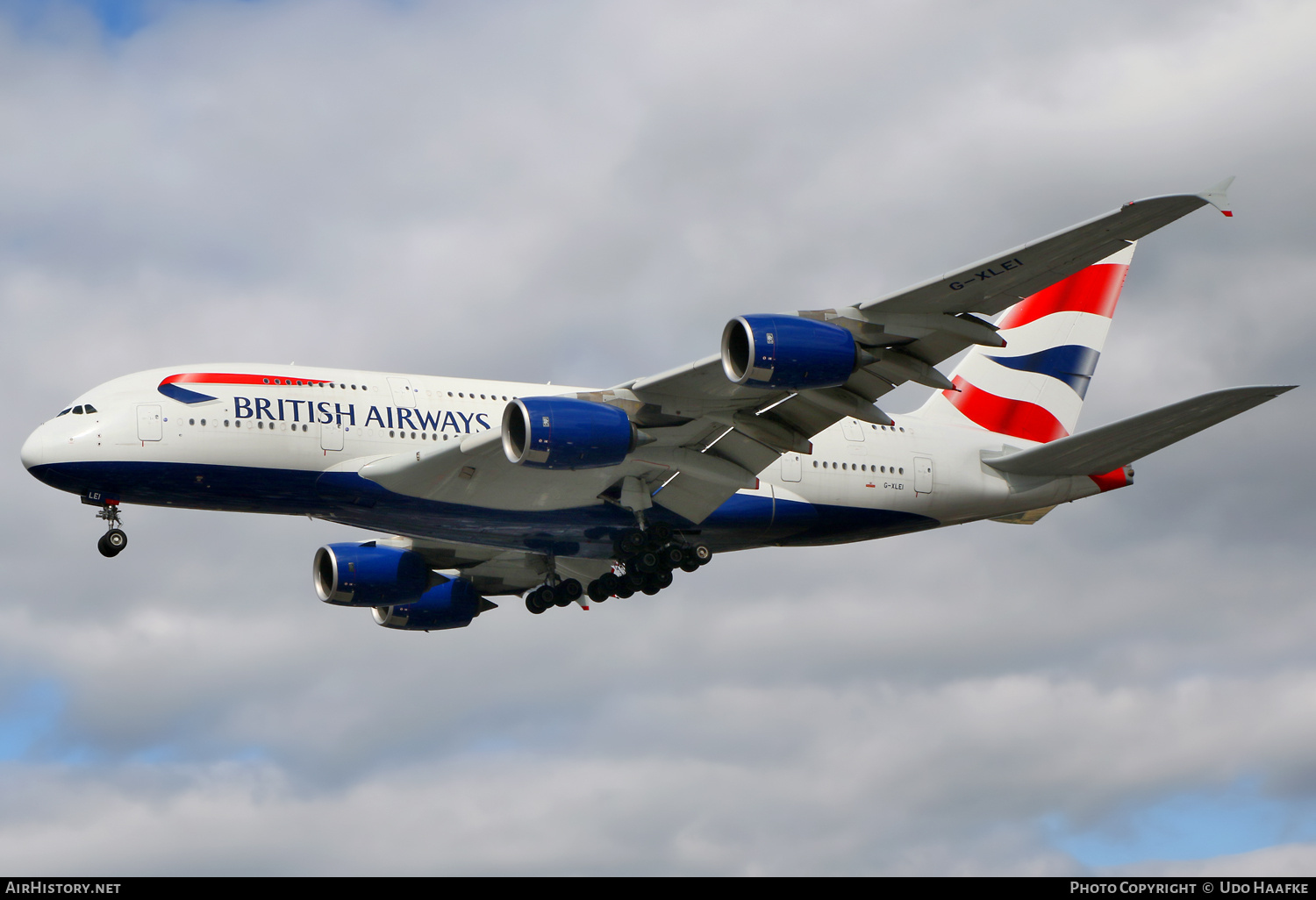 Aircraft Photo of G-XLEI | Airbus A380-841 | British Airways | AirHistory.net #710592