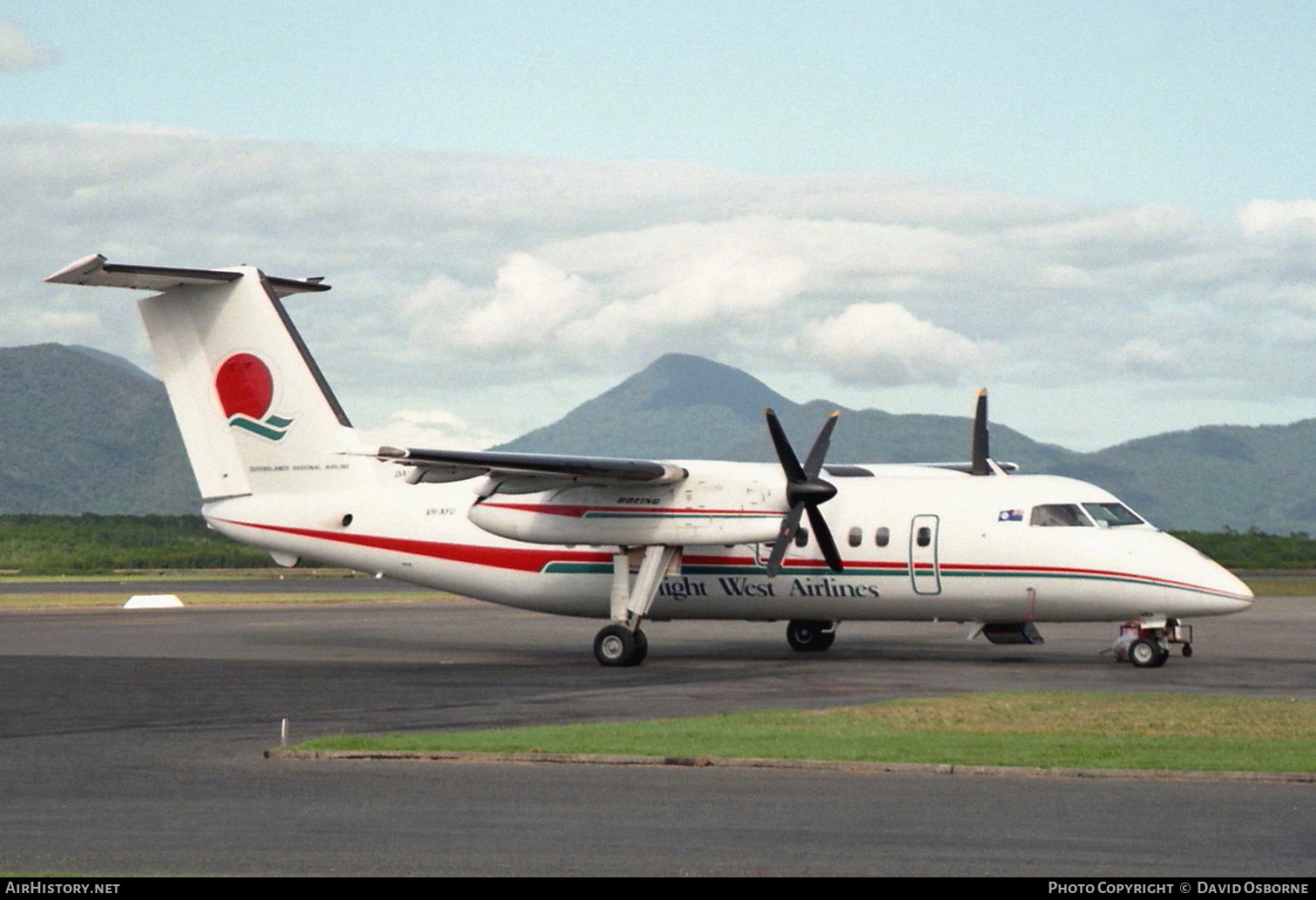Aircraft Photo of VH-XFU | De Havilland Canada DHC-8-102 Dash 8 | Flight West Airlines | AirHistory.net #710635