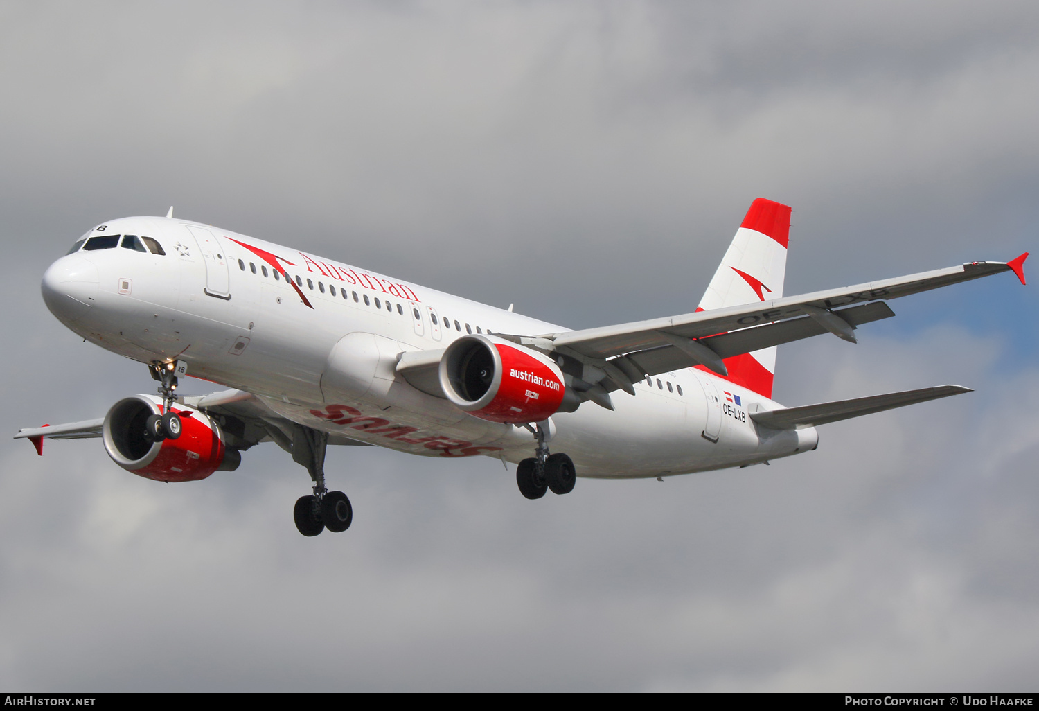 Aircraft Photo of OE-LXB | Airbus A320-216 | Austrian Airlines | AirHistory.net #710651