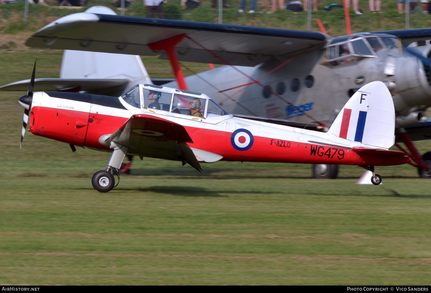 Aircraft Photo of F-AZLO / WG479 | De Havilland DHC-1 Chipmunk T10 | UK - Air Force | AirHistory.net #710661