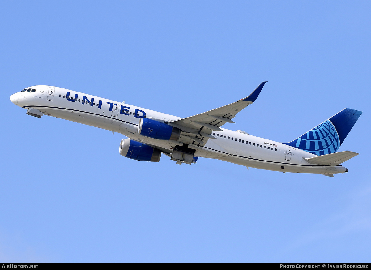 Aircraft Photo of N19141 | Boeing 757-224 | United Airlines | AirHistory.net #710665