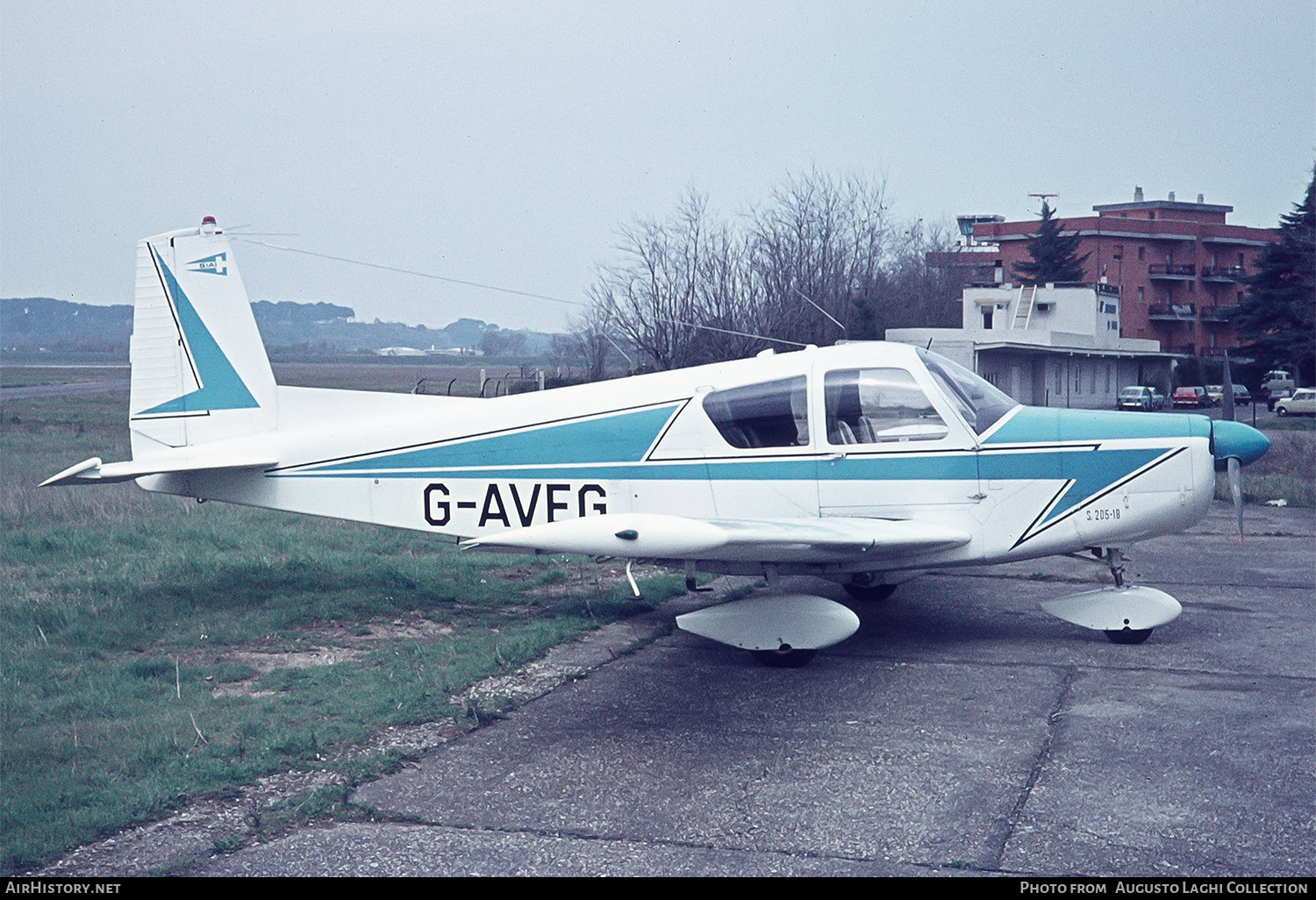 Aircraft Photo of G-AVEG | SIAI-Marchetti S-205-18F | AirHistory.net #710675