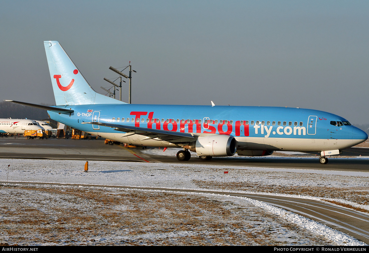Aircraft Photo of G-THOP | Boeing 737-3U3 | Thomsonfly | AirHistory.net #710690