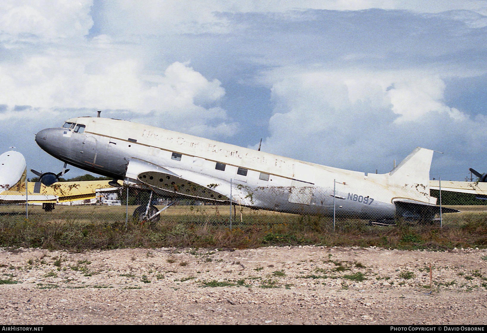 Aircraft Photo of N8097 | Douglas DC-3(C) | Monroe County Mosquito Control District - MCMCD | AirHistory.net #710708