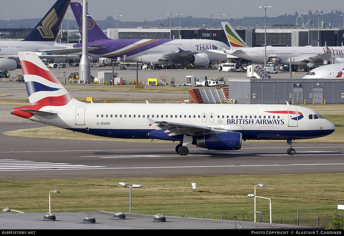 Aircraft Photo of G-EUUH | Airbus A320-232 | British Airways | AirHistory.net #710709