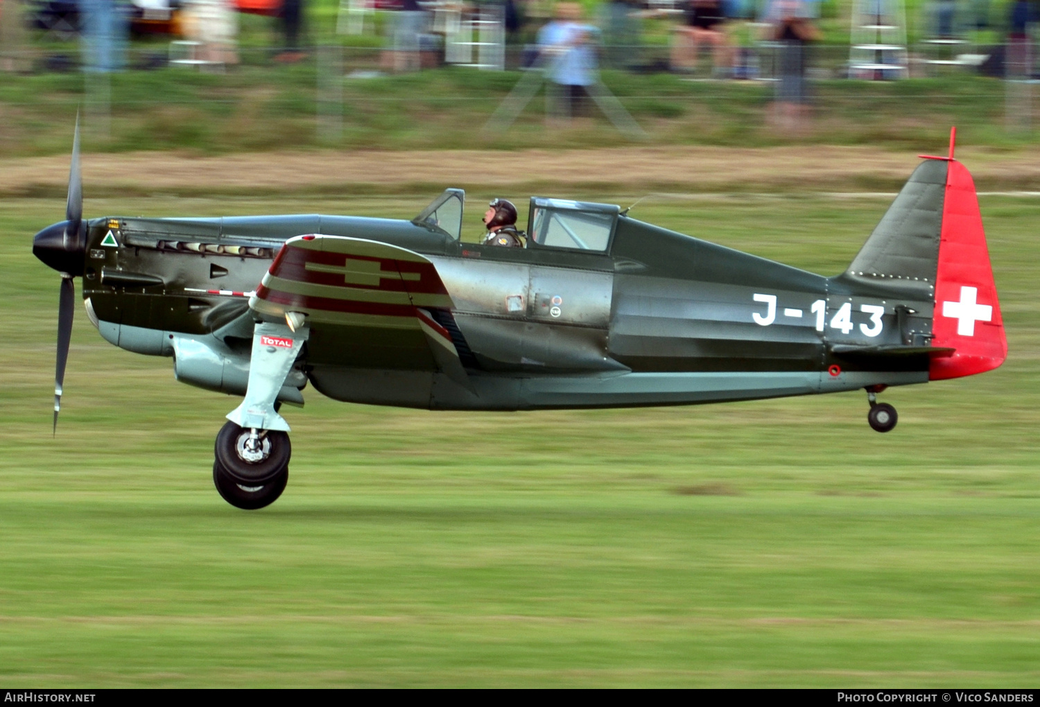 Aircraft Photo of HB-RCF / J-143 | Morane-Saulnier D-3801 (MS-412) | Switzerland - Air Force | AirHistory.net #710723
