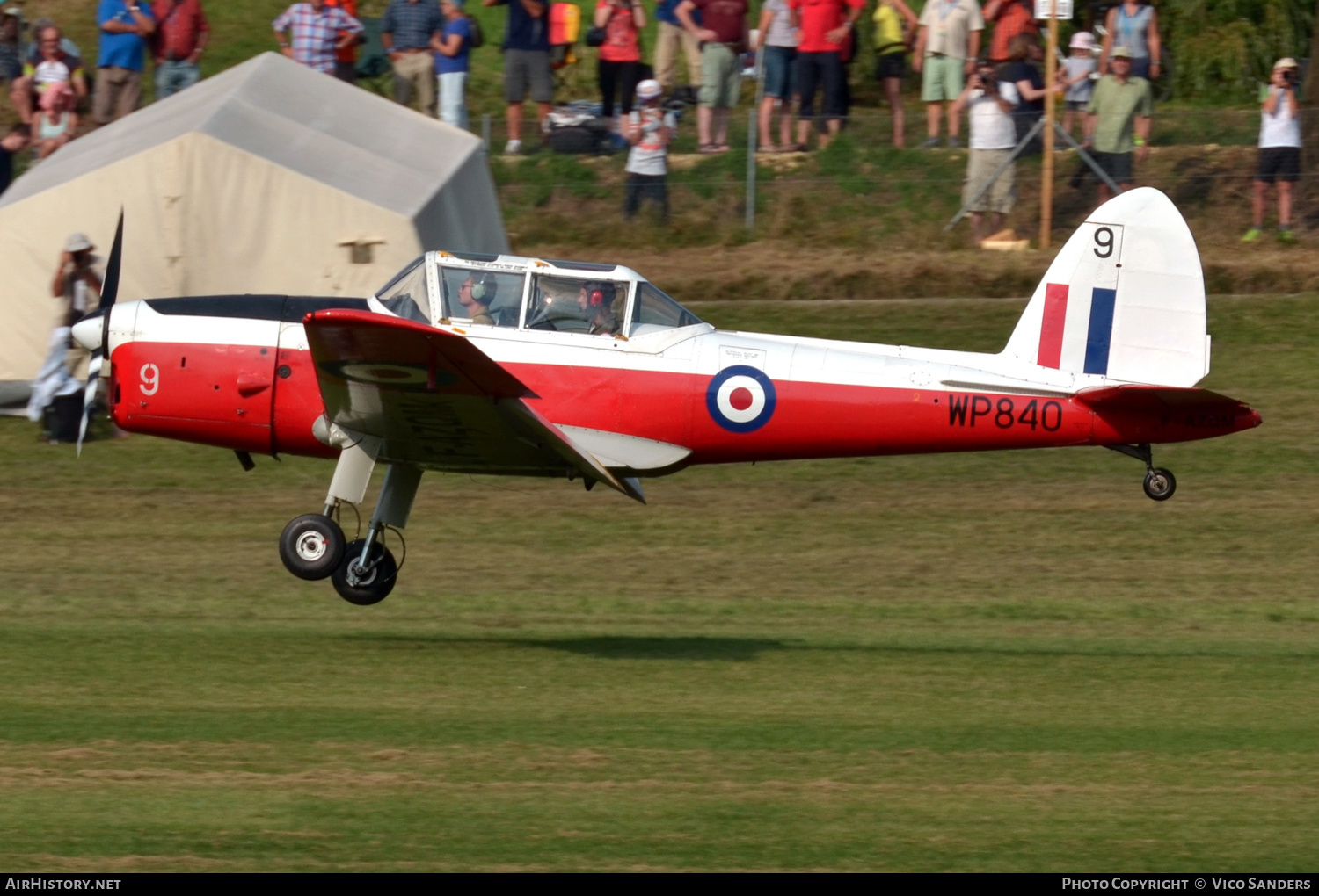 Aircraft Photo of F-AZQM / WP840 | De Havilland Canada DHC-1 Chipmunk Mk22 | UK - Air Force | AirHistory.net #710724