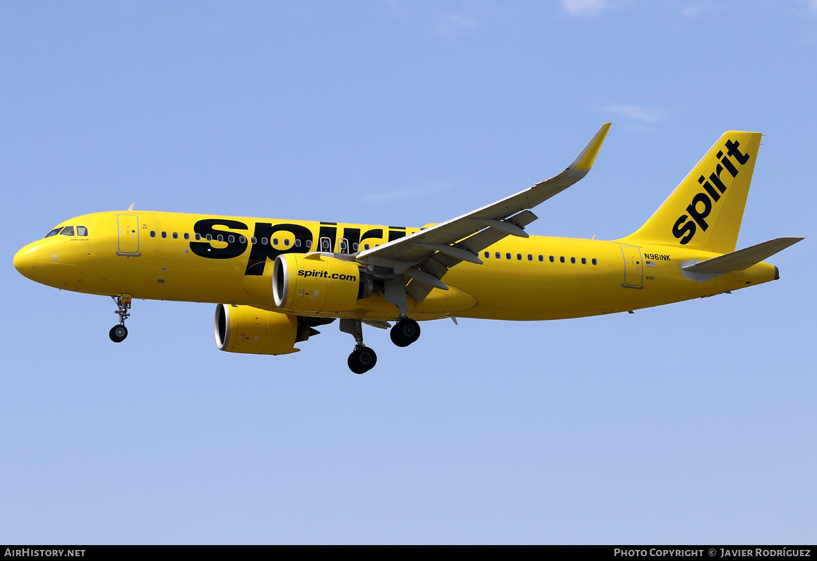 Aircraft Photo of N961NK | Airbus A320-271N | Spirit Airlines | AirHistory.net #710749