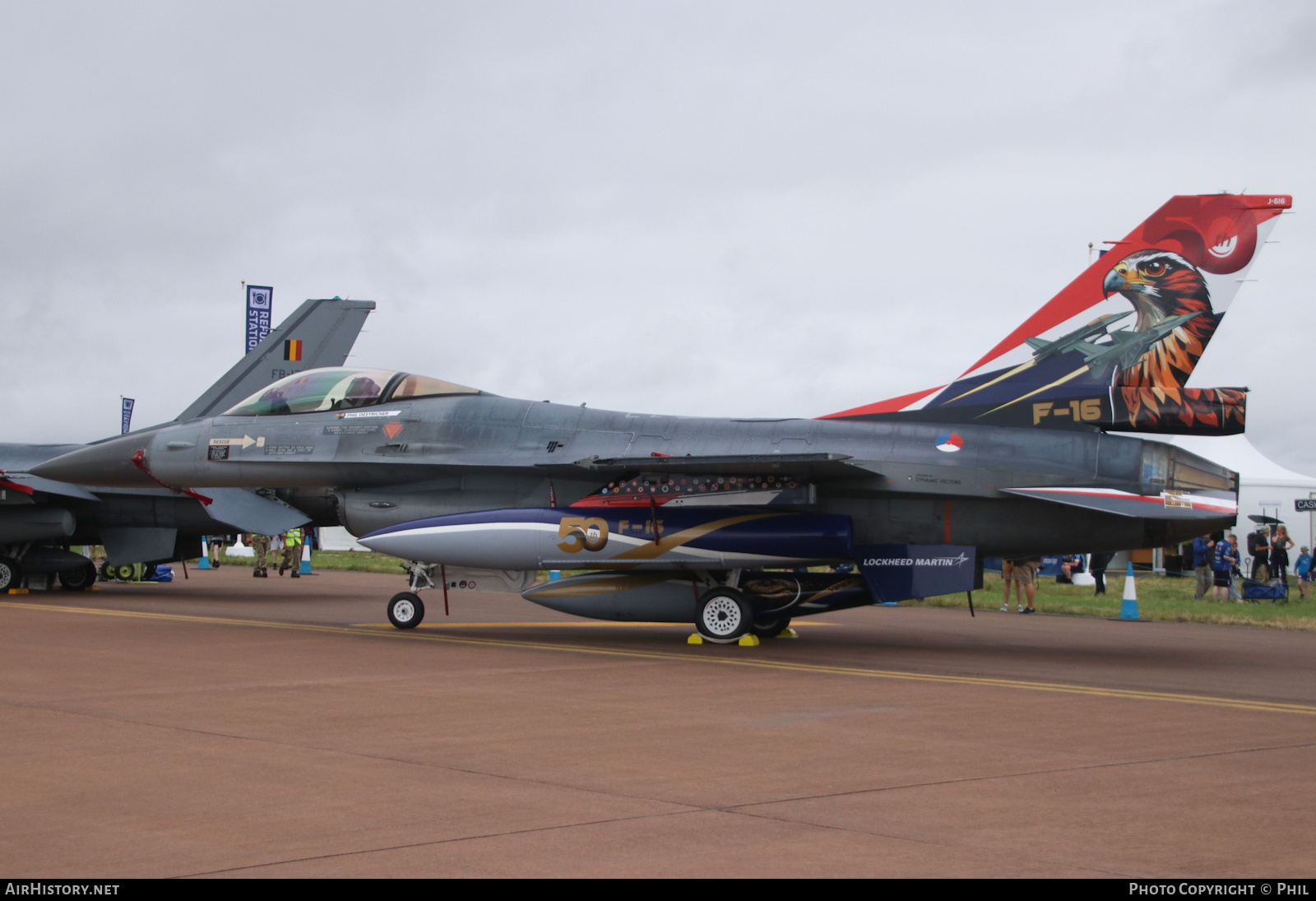 Aircraft Photo of J-616 | General Dynamics F-16AM Fighting Falcon | Netherlands - Air Force | AirHistory.net #710768