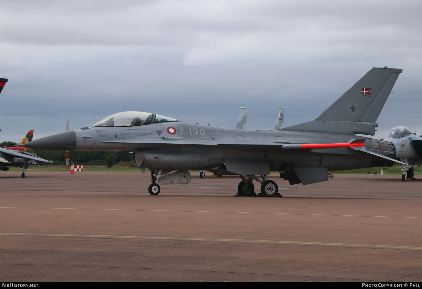 Aircraft Photo of E-190 | General Dynamics F-16AM Fighting Falcon | Denmark - Air Force | AirHistory.net #710776