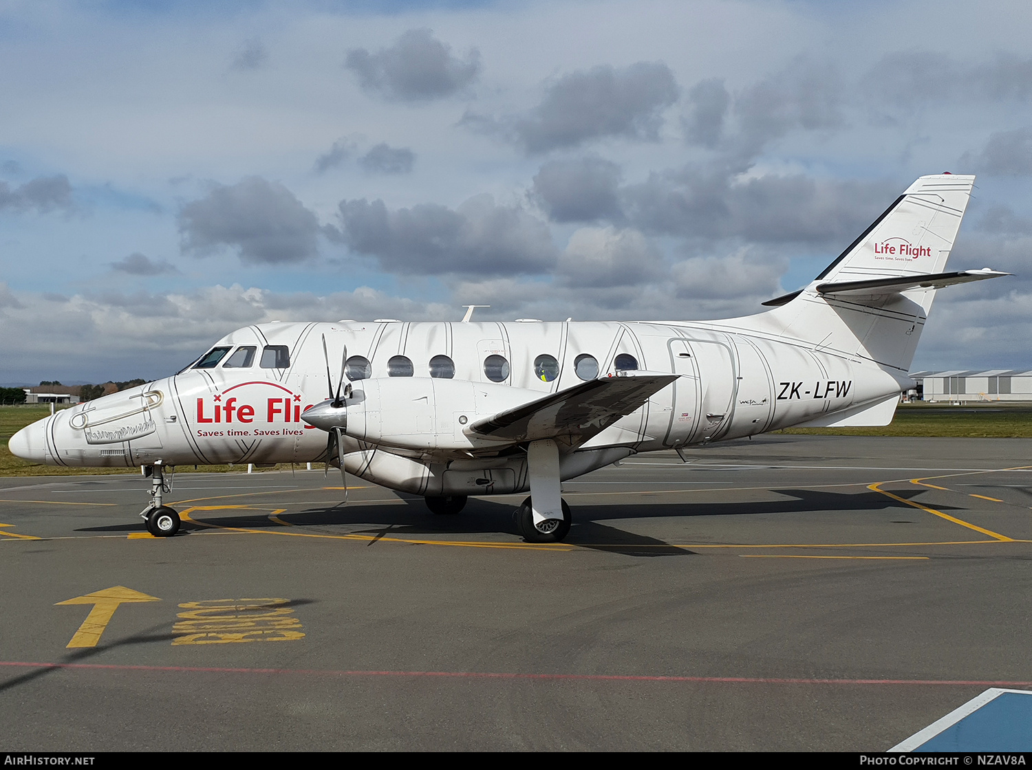 Aircraft Photo of ZK-LFW | British Aerospace BAe-3201 Jetstream 32 | Life Flight | AirHistory.net #710795