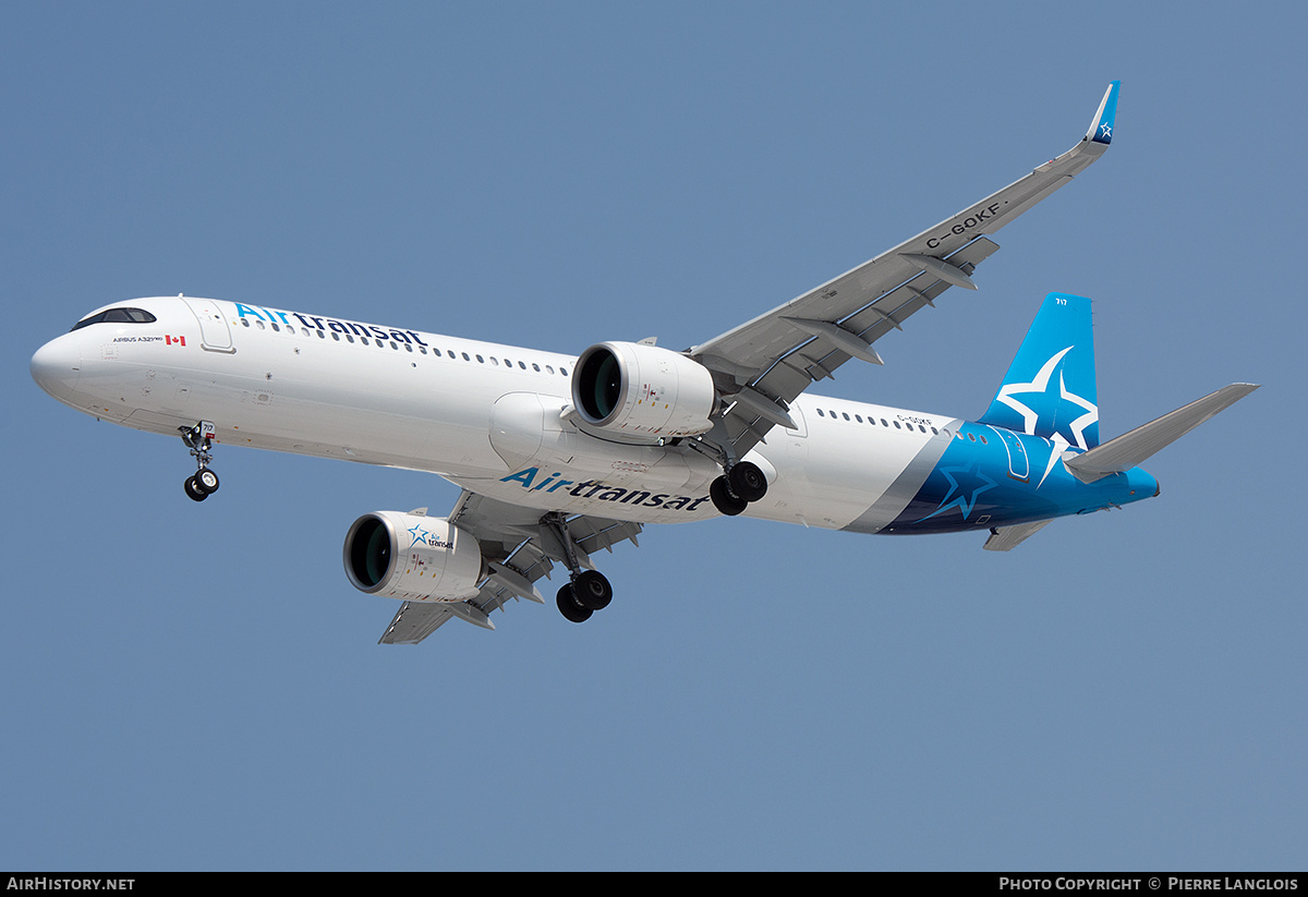 Aircraft Photo of C-GOKF | Airbus A321-271NX | Air Transat | AirHistory.net #710796