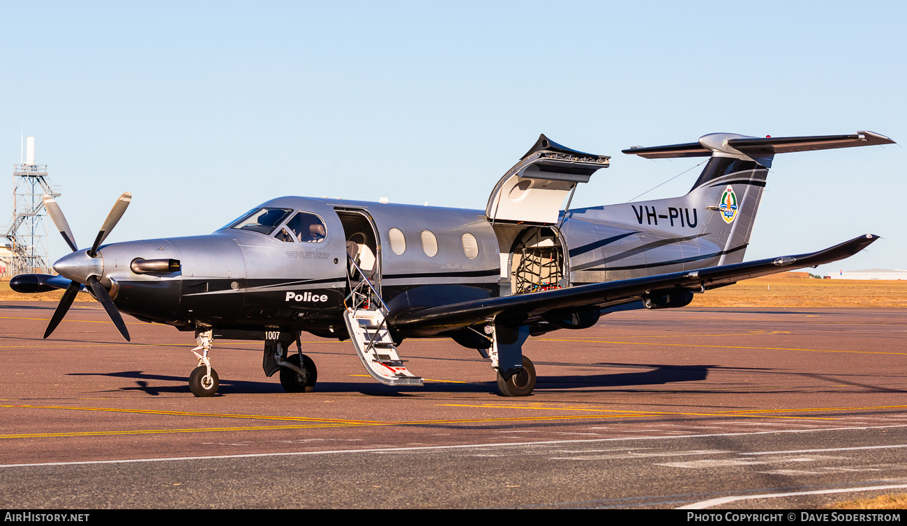 Aircraft Photo of VH-PIU | Pilatus PC-12NG (PC-12/47E) | Northern Territory Police | AirHistory.net #710803