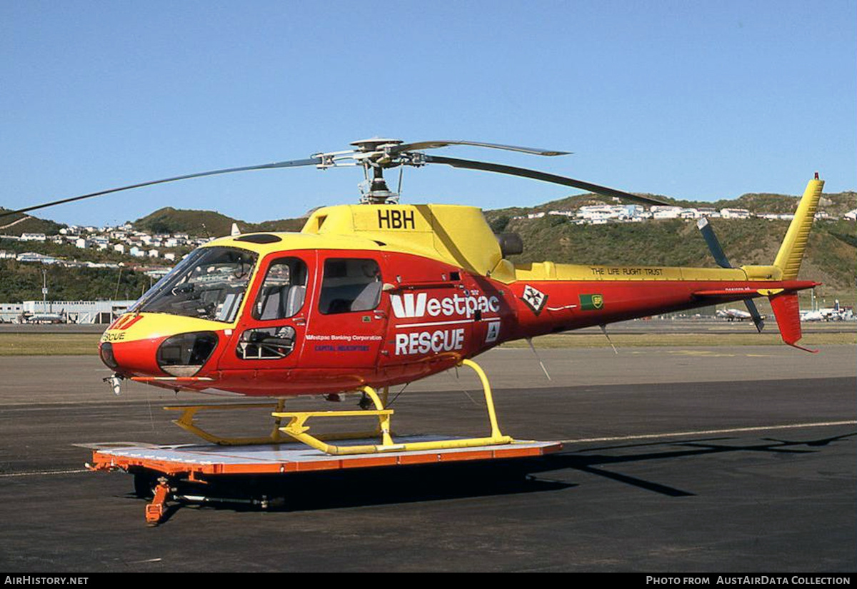 Aircraft Photo of ZK-HBH / HBH | Aerospatiale AS-350B Squirrel | Westpac Rescue | AirHistory.net #710816