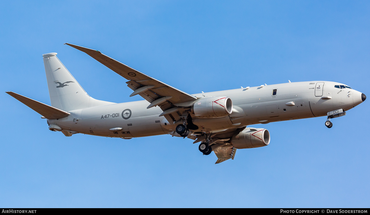 Aircraft Photo of A47-001 | Boeing P-8A Poseidon | Australia - Air Force | AirHistory.net #710847