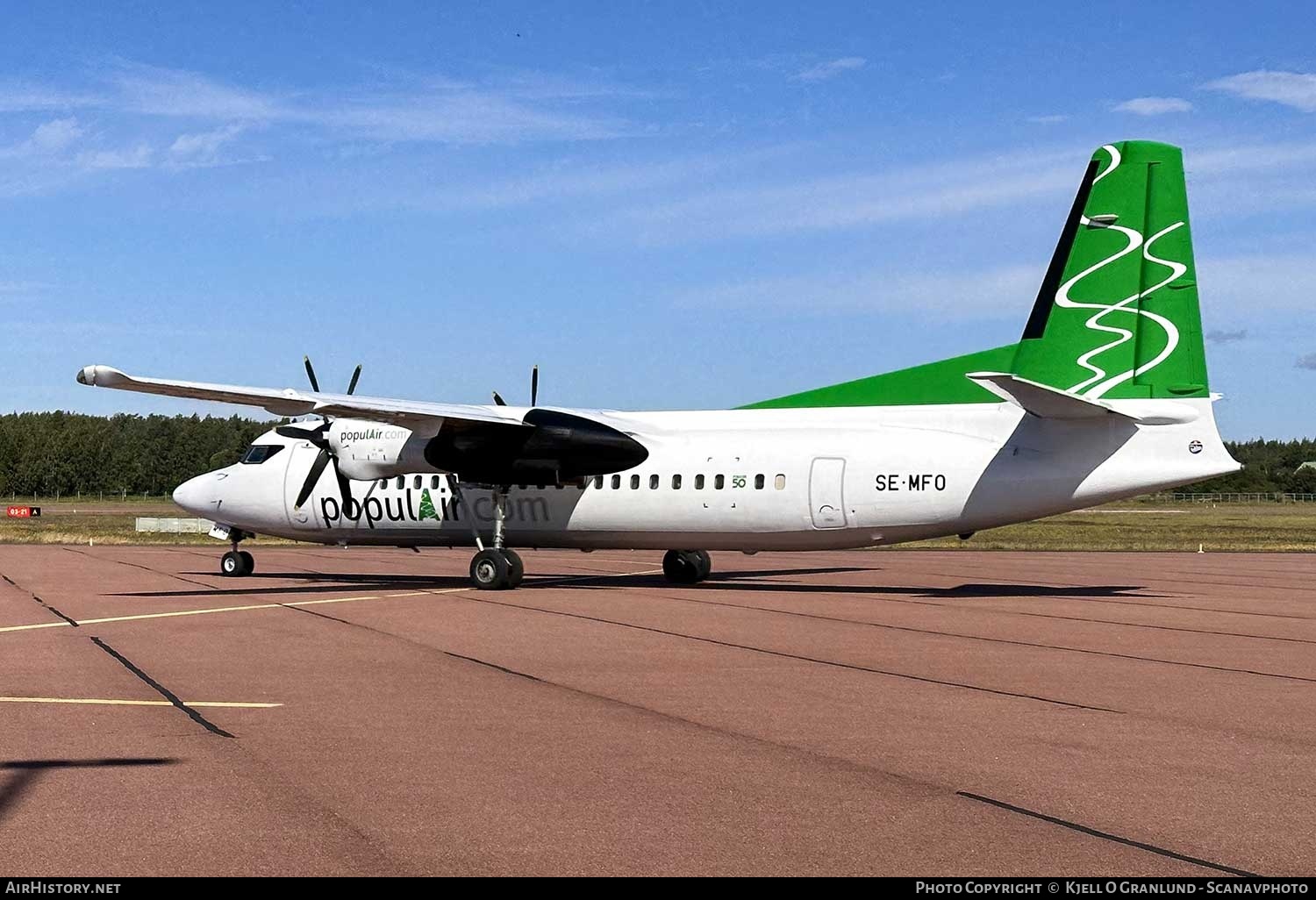 Aircraft Photo of SE-MFO | Fokker 50 | PopulAir | AirHistory.net #710853