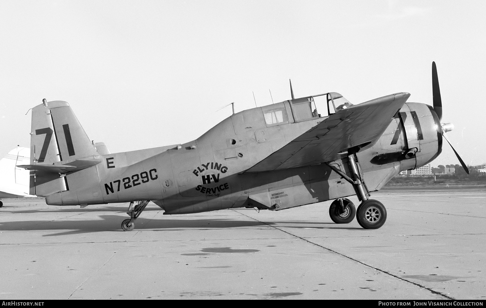 Aircraft Photo of N7229C | General Motors TBM-3E Avenger | Hemet Valley Flying Service | AirHistory.net #710866