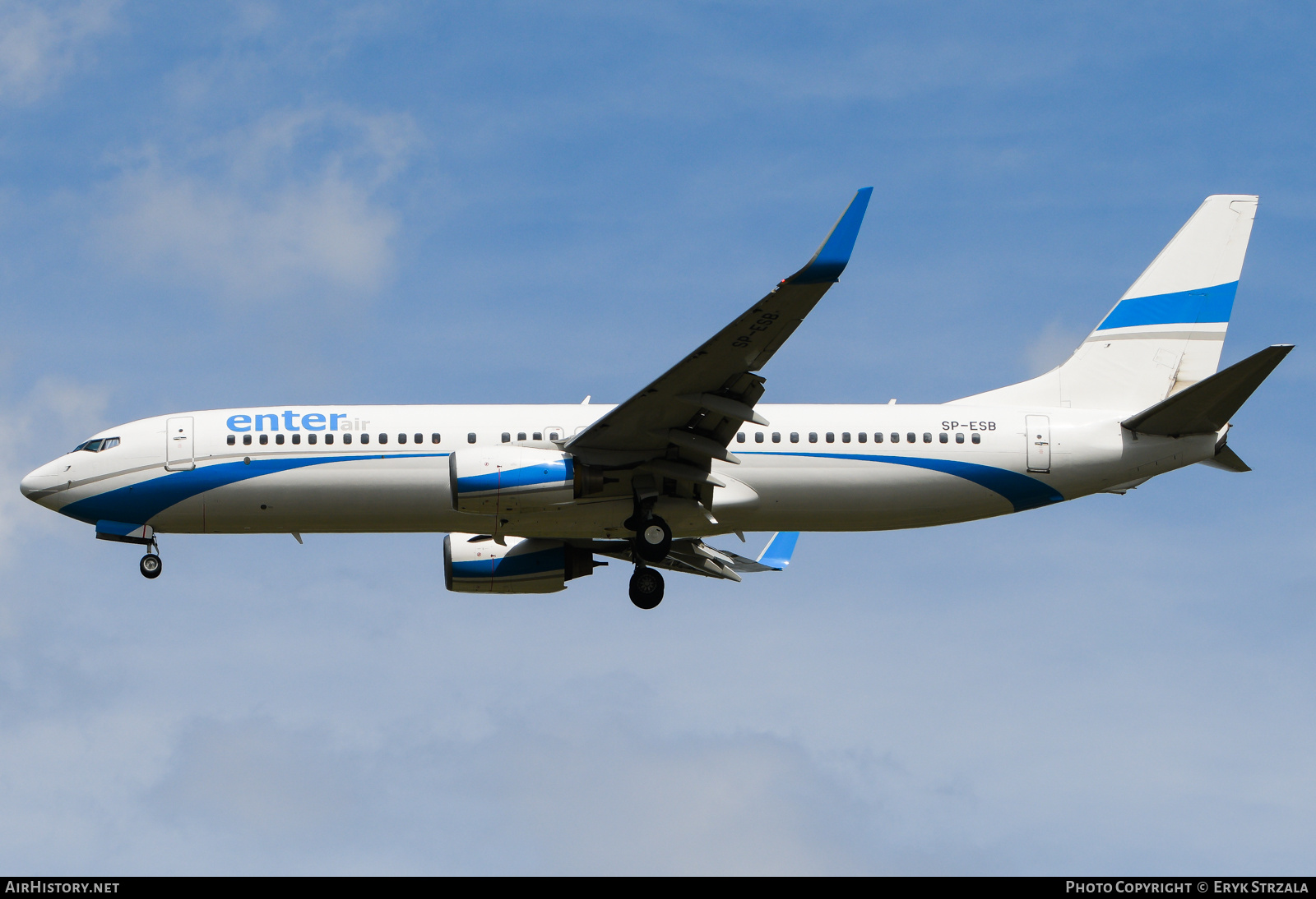 Aircraft Photo of SP-ESB | Boeing 737-8Q8 | Enter Air | AirHistory.net #710876