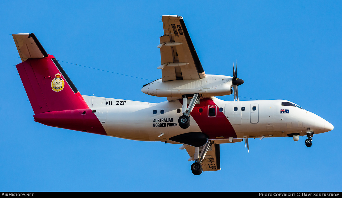 Aircraft Photo of VH-ZZP | De Havilland Canada DHC-8-200Q Dash 8 | Australian Border Force | AirHistory.net #710888