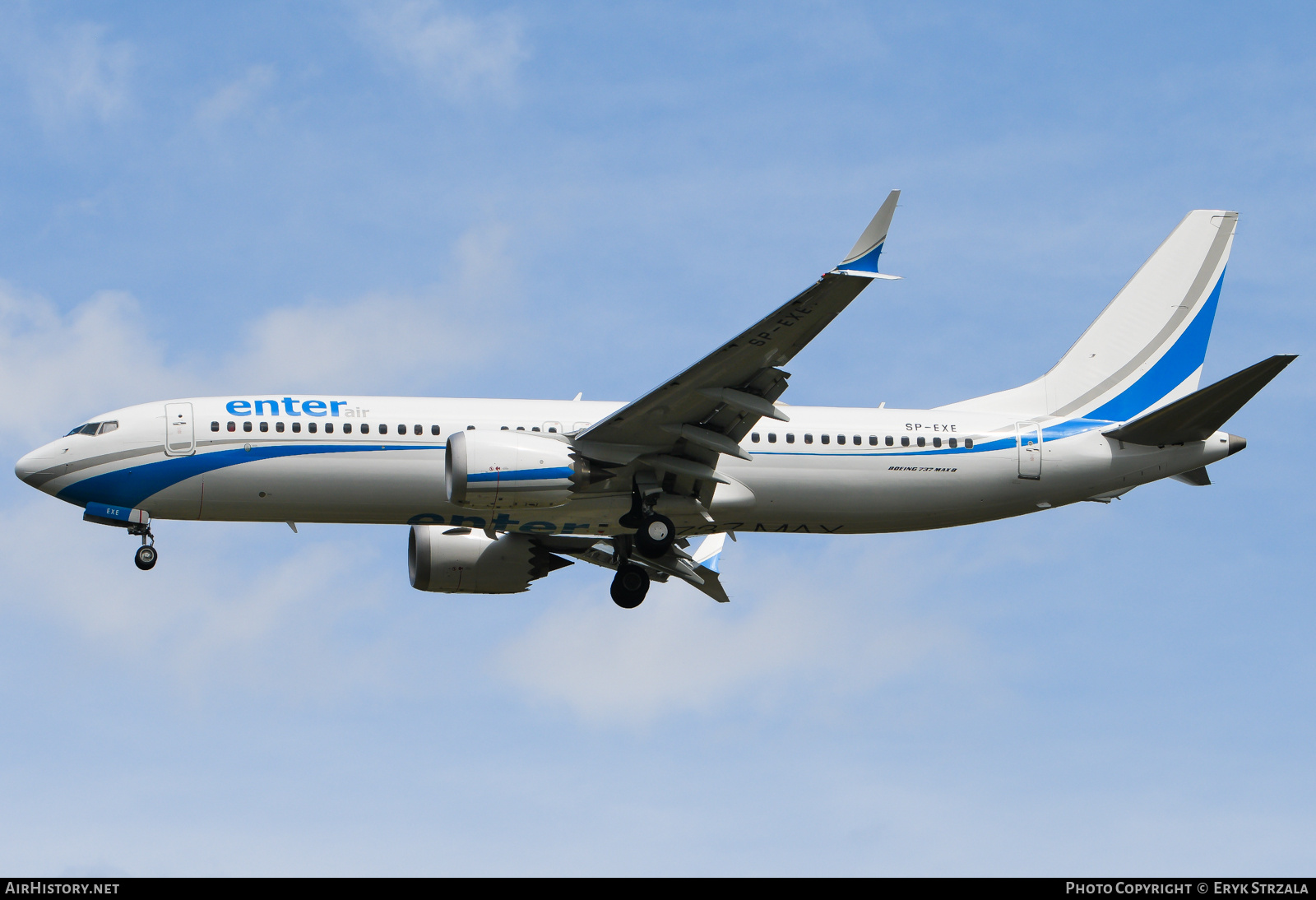 Aircraft Photo of SP-EXE | Boeing 737-8 Max 8 | Enter Air | AirHistory.net #710894