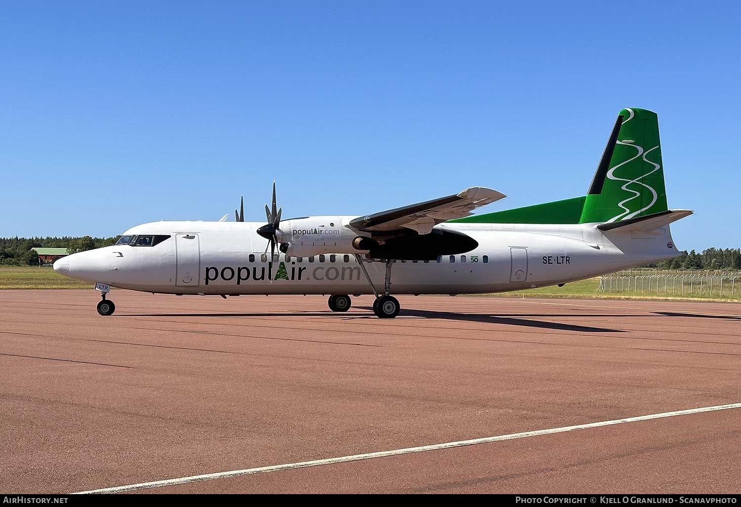 Aircraft Photo of SE-LTR | Fokker 50 | PopulAir | AirHistory.net #710895