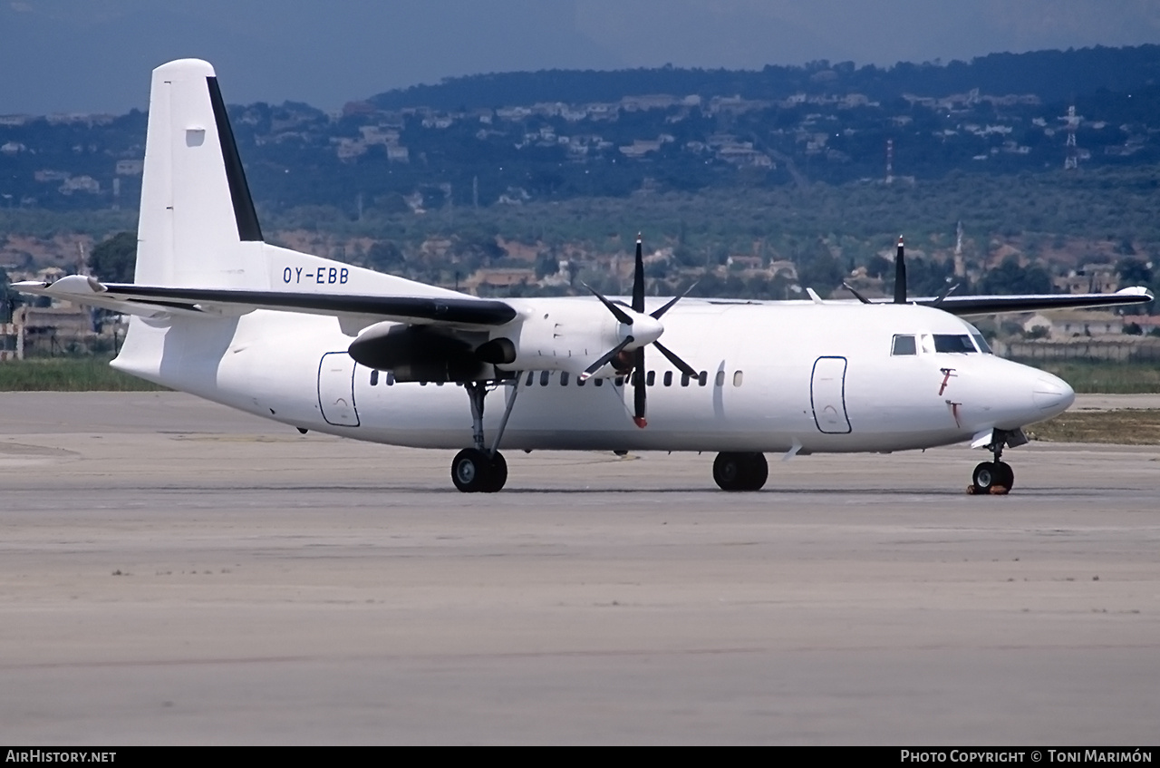 Aircraft Photo of OY-EBB | Fokker 50 | Newair Airservice | AirHistory.net #710897