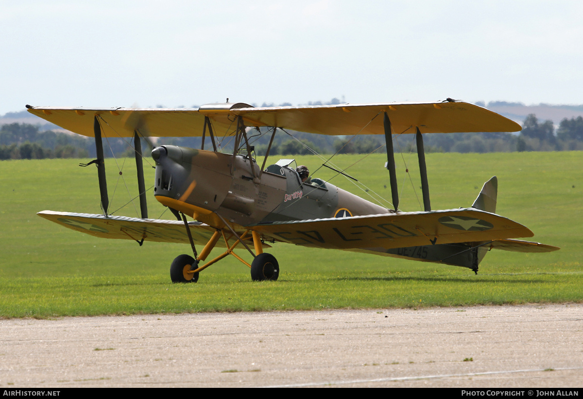 Aircraft Photo of G-BTOG / DE-745 | De Havilland D.H. 82A Tiger Moth | USA - Air Force | AirHistory.net #710939