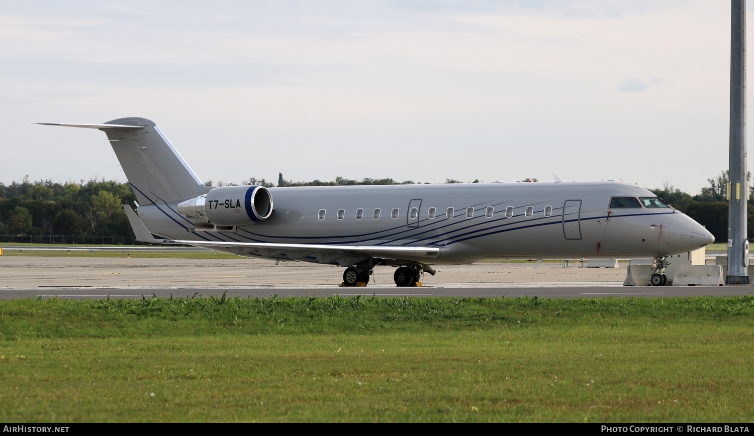 Aircraft Photo of T7-SLA | Bombardier Challenger 850 (CRJ-200SE/CL-600-2B19) | AirHistory.net #710943
