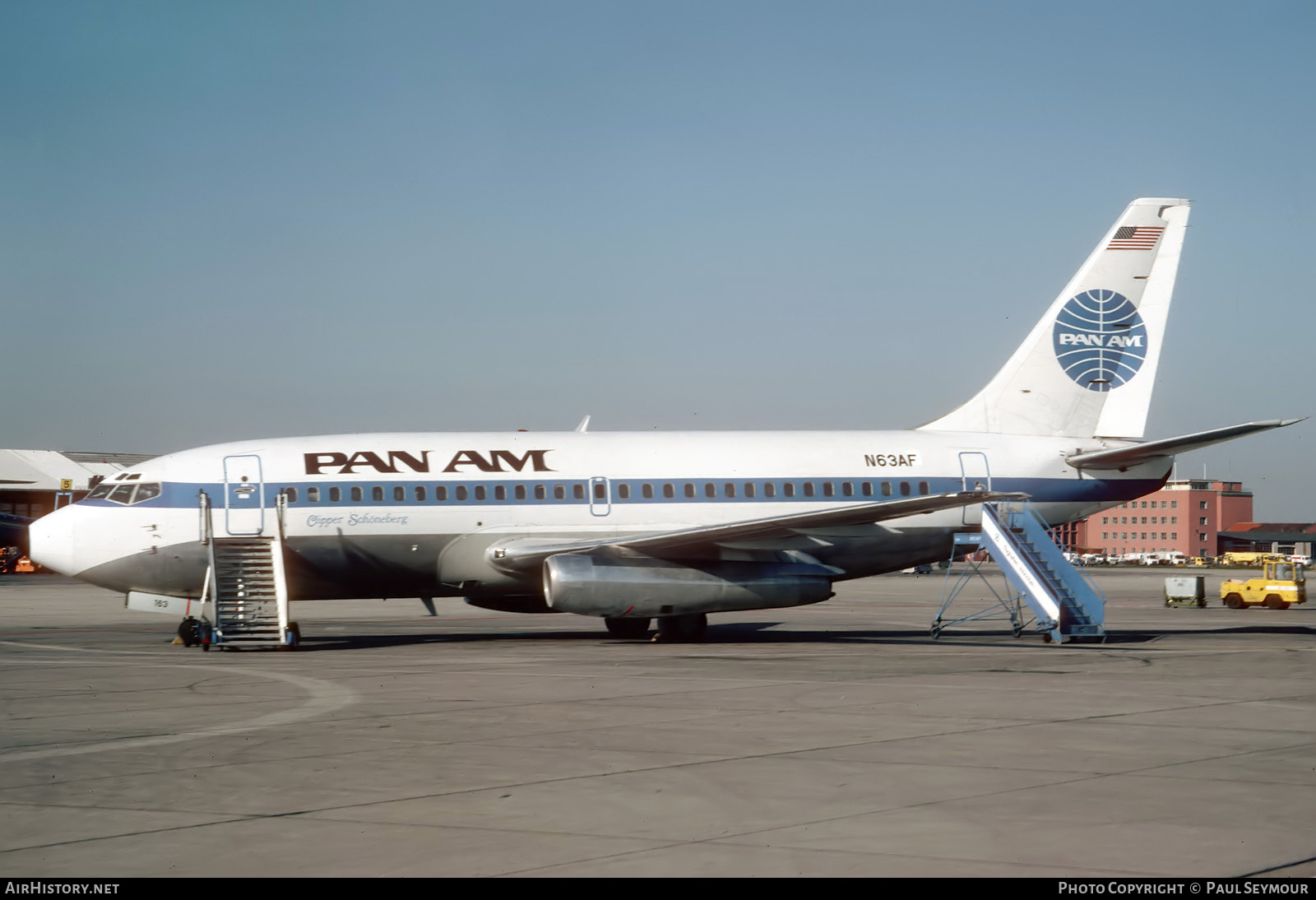Aircraft Photo of N63AF | Boeing 737-222 | Pan American World Airways - Pan Am | AirHistory.net #710974