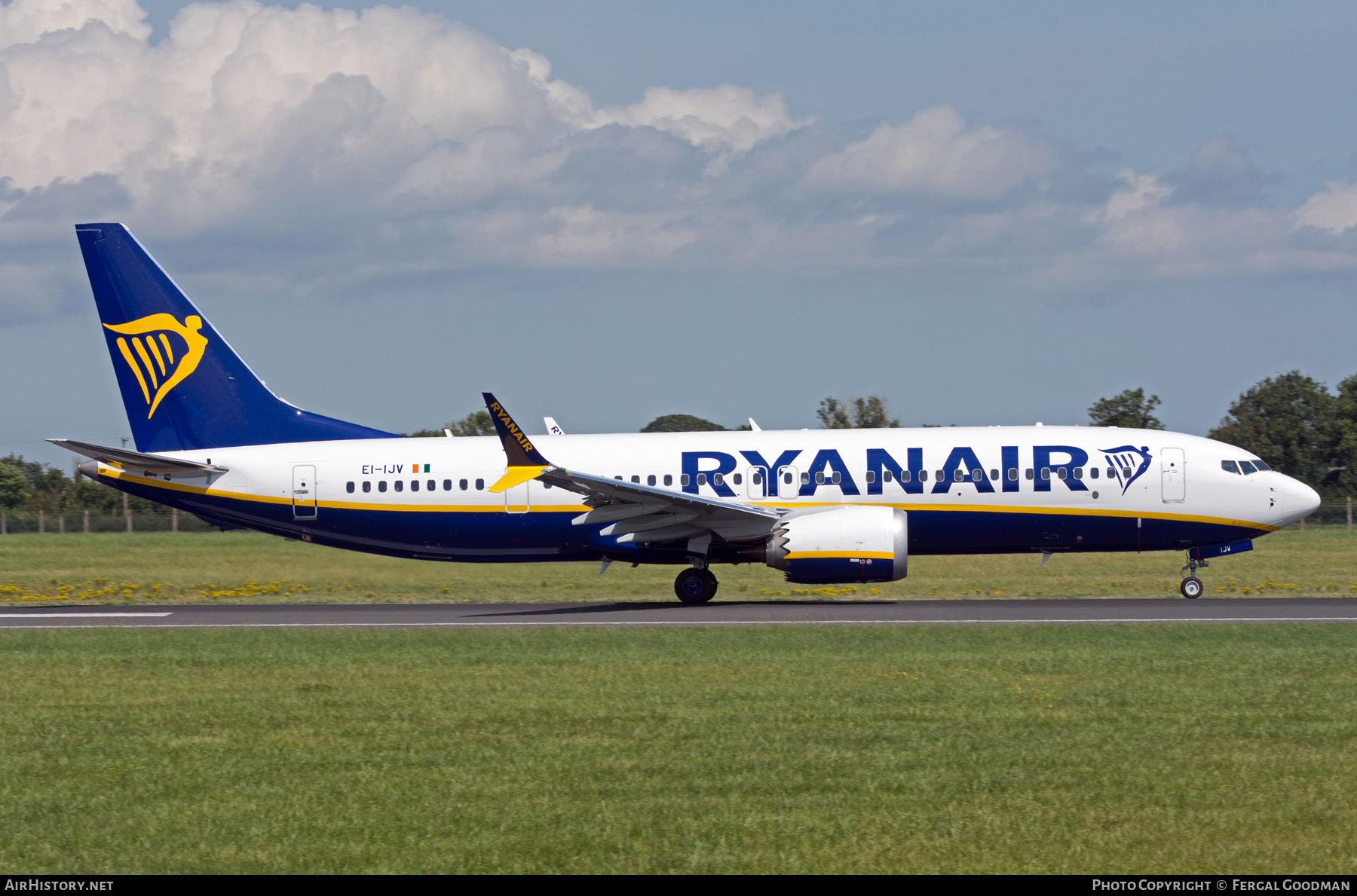 Aircraft Photo of EI-IJV | Boeing 737-8200 Max 200 | Ryanair | AirHistory.net #710983