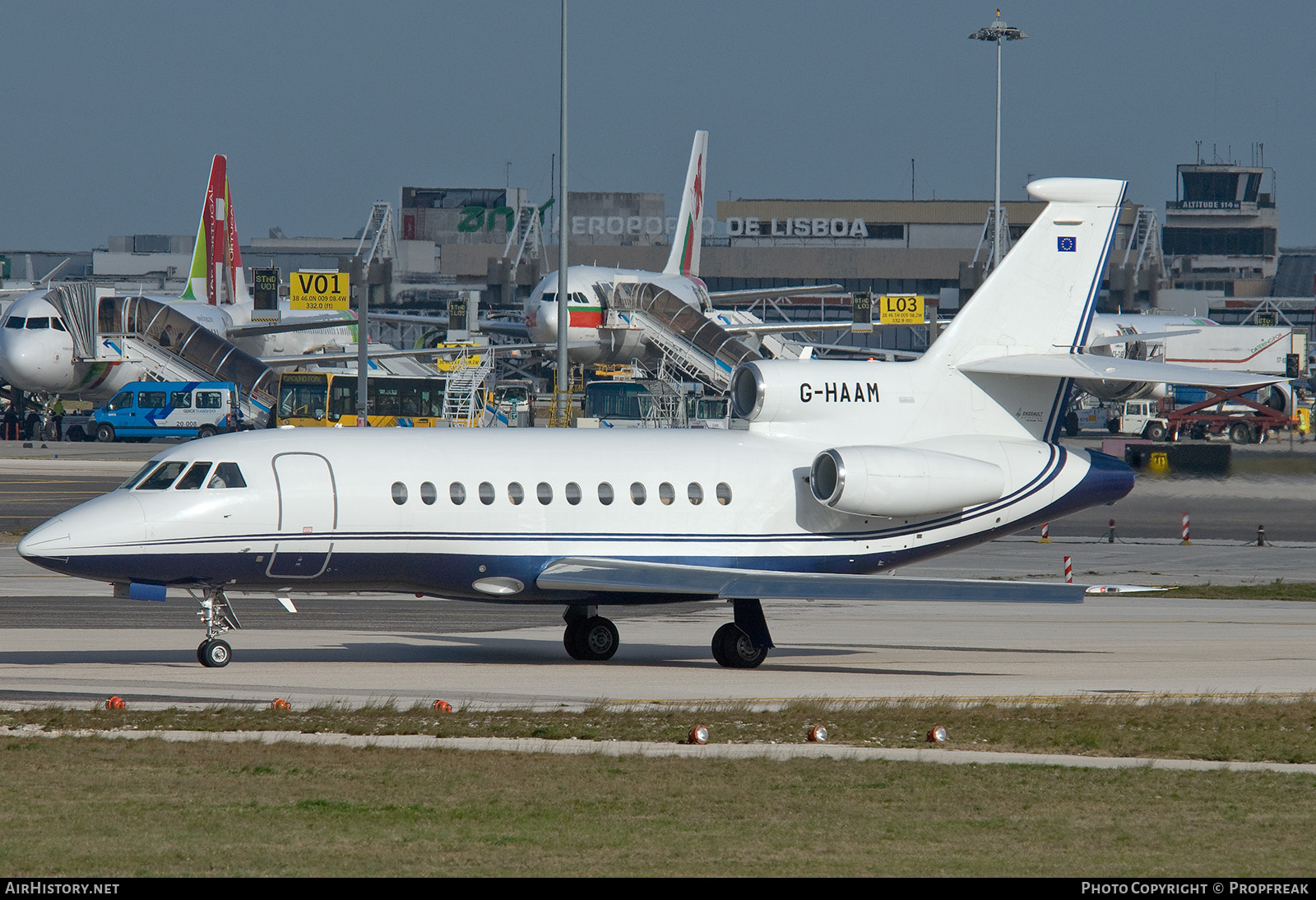 Aircraft Photo of G-HAAM | Dassault Falcon 900B | AirHistory.net #711007