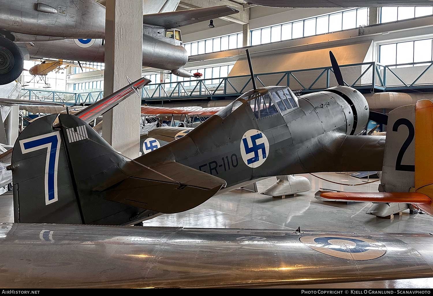 Aircraft Photo of FR-110 | Fokker D.XXI | Finland - Air Force | AirHistory.net #711019