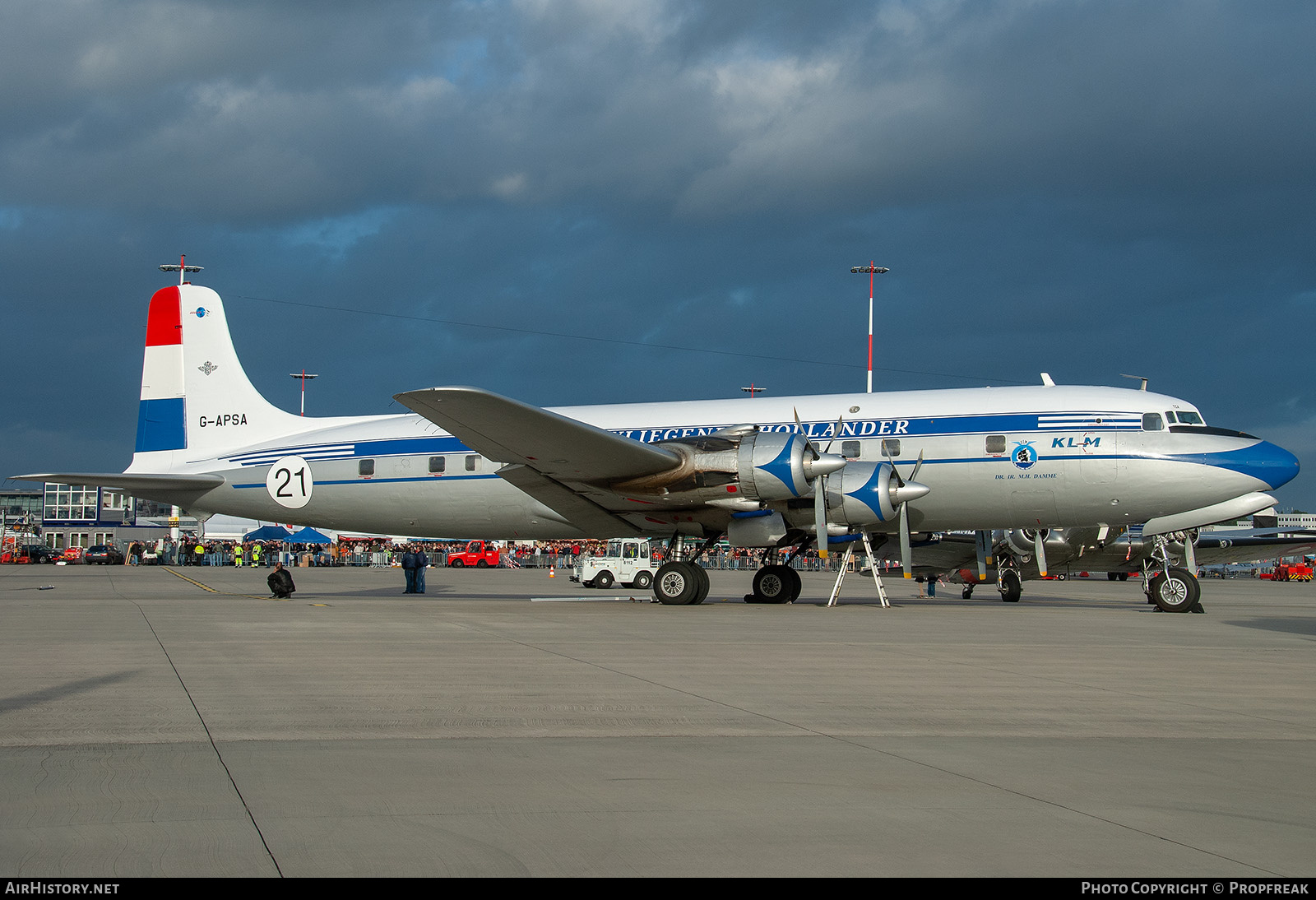 Aircraft Photo of G-APSA | Douglas DC-6A(C) | KLM - Royal Dutch Airlines | AirHistory.net #711035