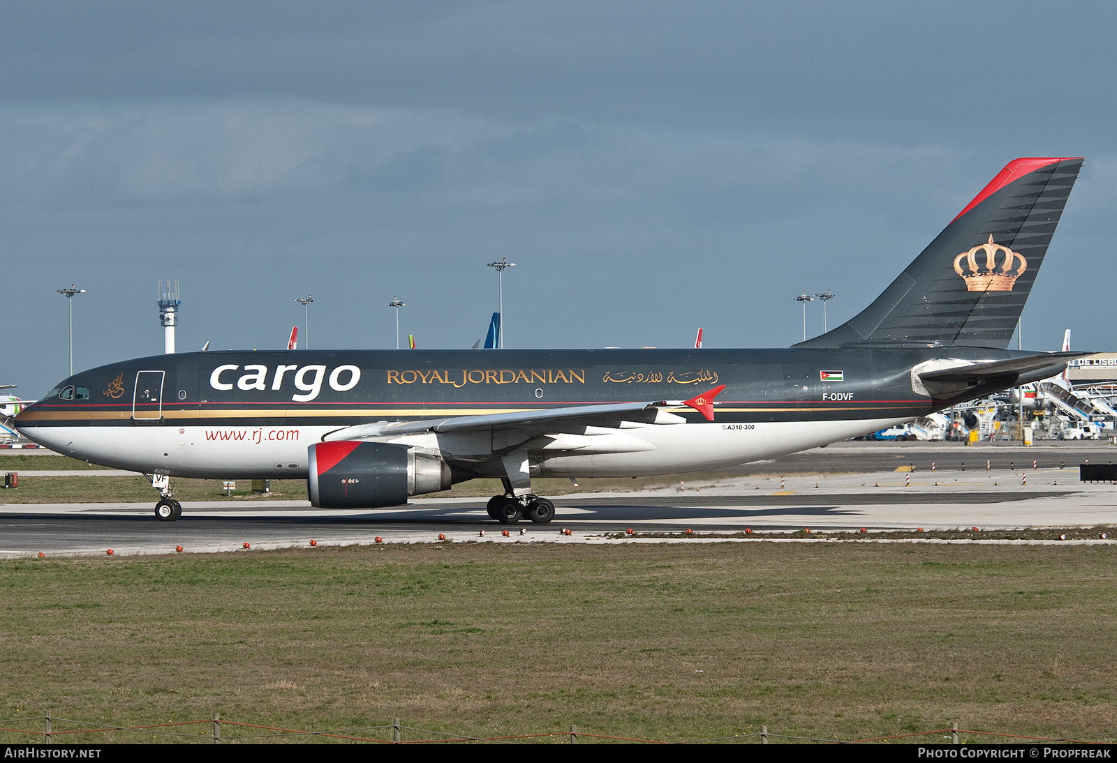 Aircraft Photo of F-ODVF | Airbus A310-304/F | Royal Jordanian Airlines Cargo | AirHistory.net #711047