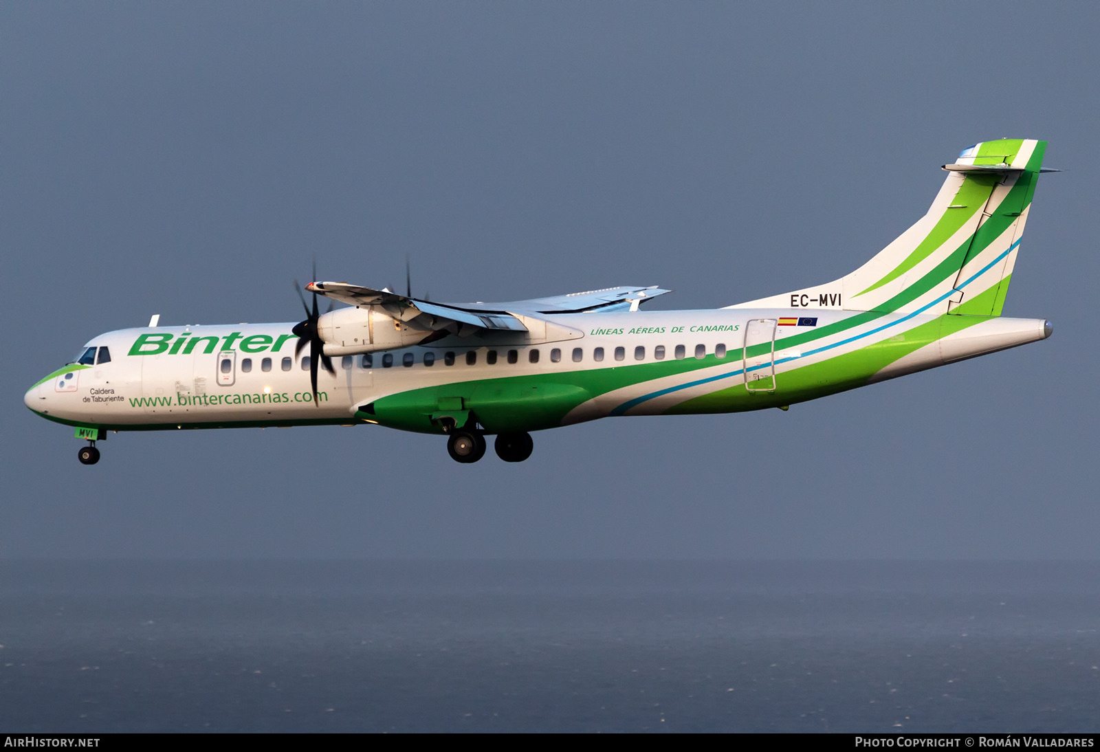 Aircraft Photo of EC-MVI | ATR ATR-72-600 (ATR-72-212A) | Binter Canarias | AirHistory.net #711050