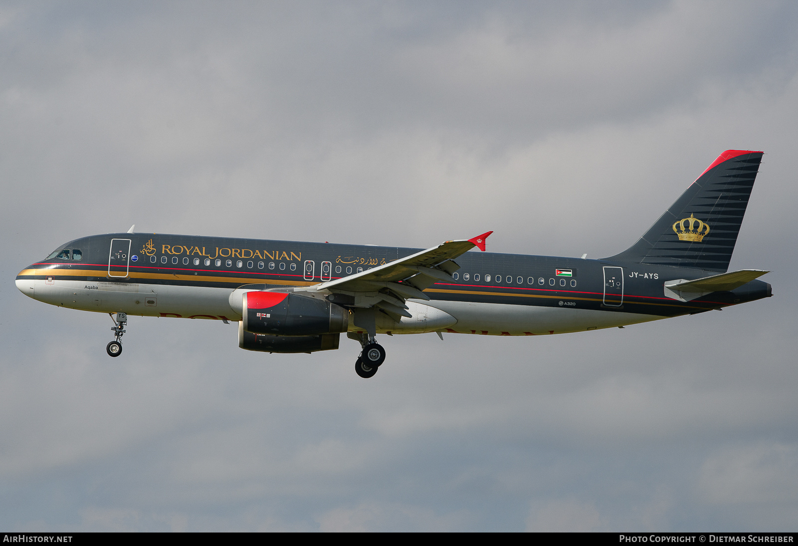 Aircraft Photo of JY-AYS | Airbus A320-232 | Royal Jordanian Airlines | AirHistory.net #711069